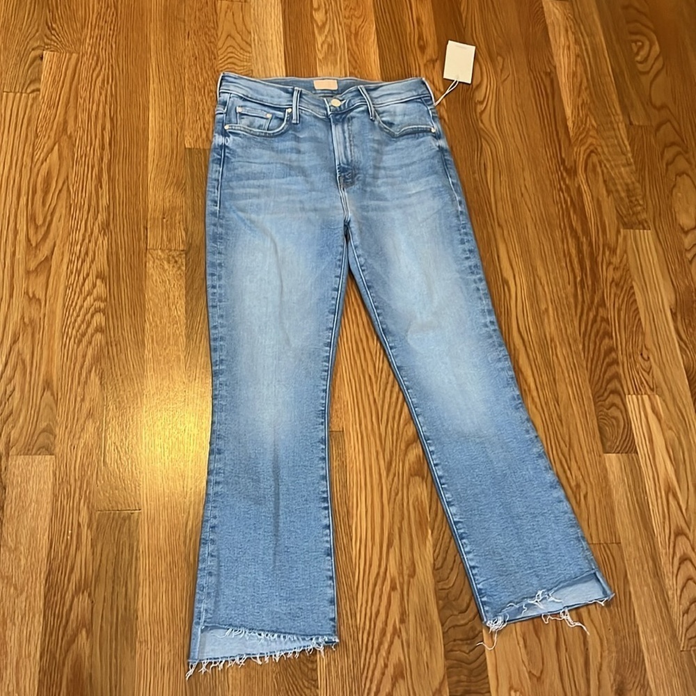 MOTHER The Insider Crop Step Fray Size 29 NWT - Picture 6 of 15